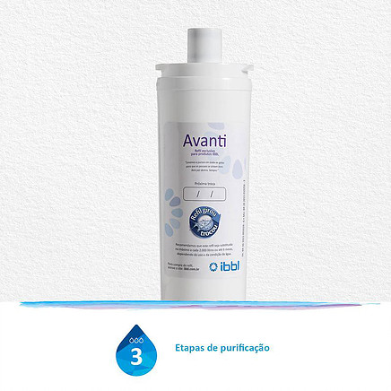 Refil Filtro para Purificador de Água Avanti 3 etapas